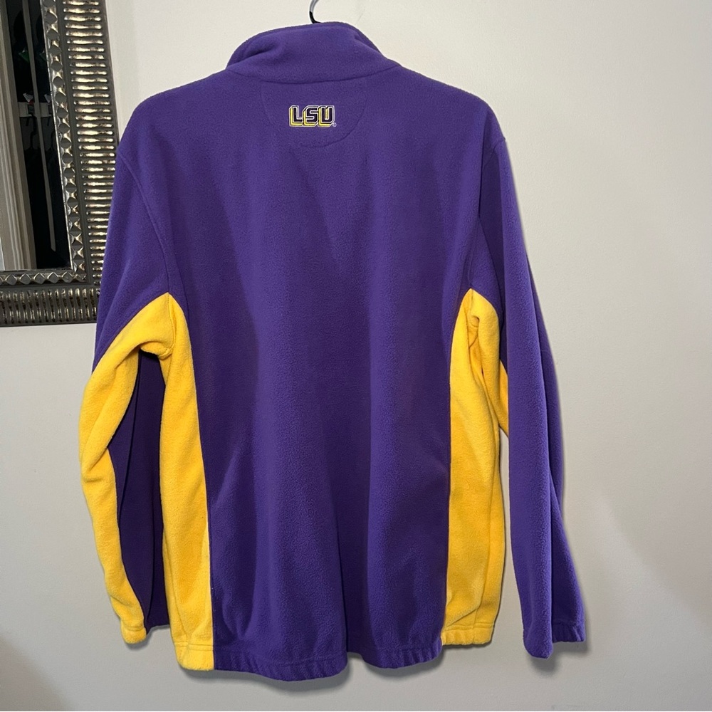 LSU Sweatshirt Fleece 3/4 Zipper Boys Size XXL (18/20) - Picture 6 of 9